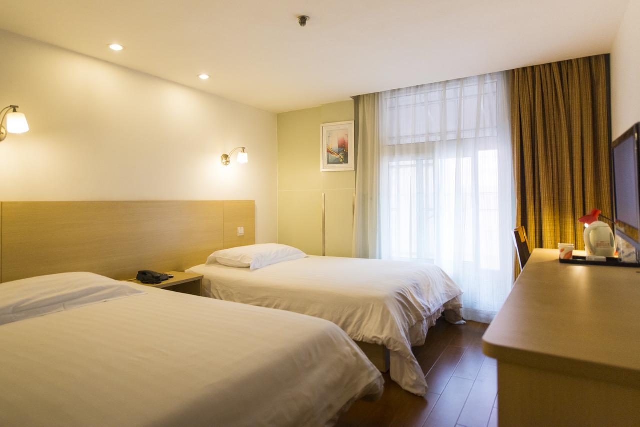 Motel Shanghai Pudong Avenue Yangpu Bridge Exterior foto